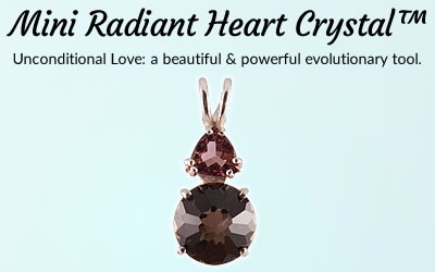 Mini Radiant Heart Crystal
