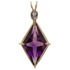 Amethyst Ascension Star™ with Oval Cut Tanzanite