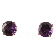 Siberian Purple Quartz Super Nova™ Post Earrings