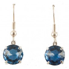 Tibetan Blue Obsidian Radiant Heart™ Earrings