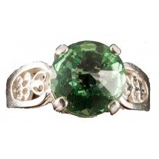 Tibetan Green Obsidian Radiant Heart™ Ring